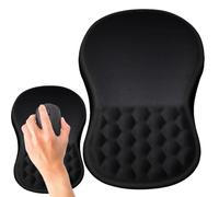 Mouse Pad,Ergonomic Non-slip Mat for Desktop with Wrist Rest | Desk Mouse Pad - for Office Home Work Table Game Men Women