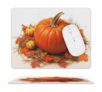 Mouse Pad, Fall Pumpkin Professional Mousepads Washable Office Mousepad For Computer Work Studying 25X30Cm