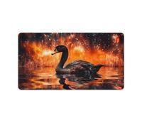 Mouse Pad Fantasy Black Swan Mouse Mat 40x75cm Keyboard Desk Mat Anti Skid Rubber Base Soft And Durable for Office Home Computers