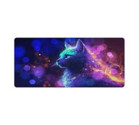 Mouse Pad Fantasy Pet Cat Extended Mouse Pad 40x90cm Desk Mat for Gaming Sensors Low Surface Friction Non Slip Mac And PC Gaming Accessories