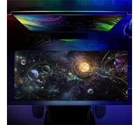 Mouse Pad Fantasy Universe XXL Gaming mouse pad 800x300x2mm Extended Desk Mat,with Non-Slip Base and Stitched Edge,Soft Smooth Surface Mousepad,Improved Precision and Speed