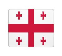 Mouse Pad Flag Of Georgia Print Mouse Pad Wear Resistant Table Mat Waterproof For Work Desk Pc 25X30Cm