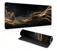 Mouse Pad, Flame Dream Mouse Mat, Extended Large Mousepad with Non-Slip Rubber Base, Comfortable Keyboard Pad, Office Desk Mat with Stitched Edges, Long MousPad Waterproof, 39.4x19.7x0.12 inch 0A0-367