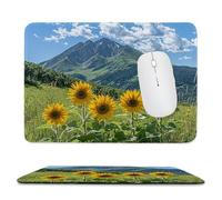 Mouse Pad Flower Field Small Mouse Mat 50x25 cm with Stitched Edge, Waterproof Mousepad Smooth Surface Premium-Textured Mousepad with Non-Slip Rubber Base, for PC Laptop Office small Desk Mat uk-480