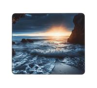 Mouse Pad for Gaming 7 x 8.6 in A Corner of The Sea Mousepad Cute Square Mousepad Non-Slip Rubber Base Mouse Mat with Designs for Laptop Computer Office