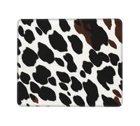 Mouse Pad for Gaming 8.3 x 10.3 in Animal Skin Cow Mousepad Cute Square Mousepad Non-Slip Rubber Base Mouse Mat with Designs for Laptop Computer Office