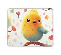 Mouse Pad for Gaming 8.3 x 10.3 in Bird Cute Mousepad Cute Square Mousepad Non-Slip Rubber Base Mouse Mat with Designs for Laptop Computer Office