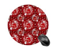 Mouse Pad For Women Men Work, Fashion Decor Computer Laptop Mouse Pads, Comfortable Smooth Desk Accessories Mousepad, Music Note Dragon Cherry Flower Blossom Red Art