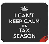 Mouse Pad Funny Accounting Accountants Tax Season Accountant Coworker Desk Mat Non-Slip Mousepad Durable Mouse Mats For Computers Office Work 25X30CM