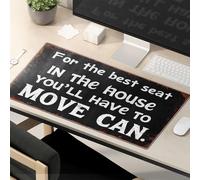 Mouse Pad Funny Best Seat In The House: Move Can! Mouse Pad Funny Desk Accessories For Work Mousepad Gaming
