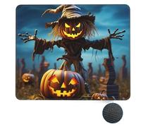 Mouse Pad, Funny Pumpkin Scarecrow Durable Mousepads Non-Slip Mouse Mat For Work Studying Gamer 25X30Cm
