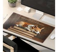 Mouse Pad Funny Time Spent With Books And Dogs Is Never Wasted Mouse Pad Mousepad Gaming Funny Mousepads