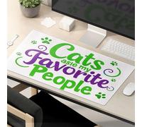 Mouse Pad Funny Work Cats Are My Favorite People. Mouse Pad Desk Pads Funny Mouse Pads For Desk