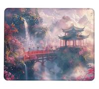 Mouse Pad Gaming Mouse Mat 300 x 250 mm Office Mousepad, Gaming Mat with Waterproof, Non-Slip Rubber for Improved Accuracy Mousemat Suitable for PC, Computers, Laptop, Office Gifts, Building D0-665