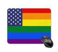 Mouse Pad, Gay Proud Rights U.S. Flag Multifunctional Mouse Mat Comfortable Office Mousepad For Game Gamer Studying 25X30Cm