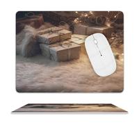 Mouse Pad Gifts Under The Christmas Tree Mouse Mat Washable Non-slip Mouses Mats for Man Woman Laptop Gaming Desk Pad Desktop Protector Mat for Office Home Work