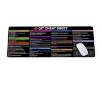 Mouse Pad, Git Reference Guide for Beginners, Software Engineers, Web Developers and Programmers, Gift for AI Programmers, KMH