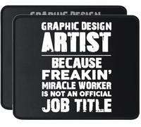 Mouse Pad Graphic Design Artist Freakin Miracle Worker Desk Pad Home