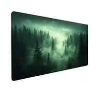 Mouse Pad Green Gaming Mouse Pad Forest Large Size Desk Mat 1200x600x3mm,Extended Waterproof Mousepad,Non-Slip Base-Smooth Cloth Surface,Improved Precision and Speed for Home Office Gaming Room XZ-908