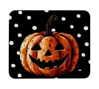 Mouse Pad, Halloween Pumpkin Lantern Polka Dots Portable Mousepads Multifunctional Office Mousepad For Computer Home Office 25X30Cm