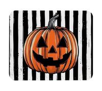 Mouse Pad, Halloween Pumpkin Striped Print Comfortable Office Mousepad Multifunctional Mousepads For Home Computer Game 25X30Cm