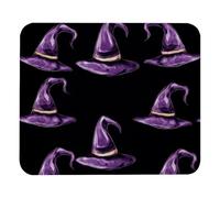 Mouse Pad, Halloween Purple Witch Hats Durable Mousepads Multifunctional Gaming Mousepad For Gamer Home Computer 25X30Cm