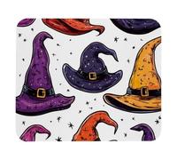 Mouse Pad, Halloween Witch Hats Colorful Portable Mouse Mat Professional Gaming Mousepad For Typing Gamer Pc 25X30Cm