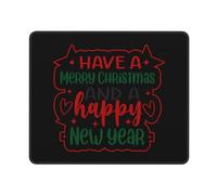Mouse Pad Have A Merry Christmas And A Happy New Year Mousepad Soft Desk Mat Comfort Mouse Mats For Computers Work Home 25X30CM