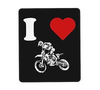 Mouse Pad I Heart Love Dirt Bike Desk Mat Comfort Mouse Mats Durable Mousepad For Computers Work Home 25X30CM