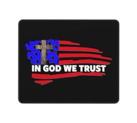 Mouse Pad in God We Trust American Flag Mouse Mat Computer 25x30cm