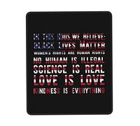 Mouse Pad In This House We Believe Desk Mat Soft Mousepad Comfort Mouse Mats For Work Office Home 25X30CM