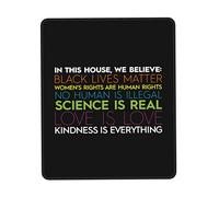 Mouse Pad In This House We Believe Mouse Mats Comfort Mousepad Soft Desk Mat For Office Work Computers 25X30CM