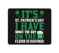 Mouse Pad It'S St Patrick'S Day Mouse Pads For Desk Improves Speed And Precision Gaming Mousepad Waterproof For Work Pc Desk 25X30Cm