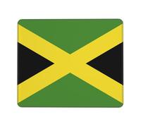 Mouse Pad Jamaican Flag Cartoon Desktop Mouse Pad for Office 10x12in