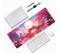 Mouse Pad Japan Mouse Mat Tree Extra Large Desk Mat 55.1x23.6inch,Large XXL Mousepad Non-Slip Rubber Base,Office Desk Mousemat Stitched Edges Accessories for Office Decor,Gifts for Women 0E-731