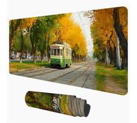 Mouse Pad Landscape & The Bus 80 x 40 cm Desk Mat, Table Blotter 1D#346