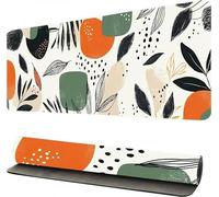 Mouse Pad Large Desk Mat Leaf Landscape, XXL Mouse Mat Gaming 60x120cm, Non-Slip Keyboard Mats Mousemat, Gaming Mousepad with Stitched Edges, Large Desk Mats, Laptop, Home, Office -47119