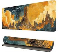 Mouse Pad Large Desk Mat Sky Landscape, XXL Mouse Mat Gaming 60x120cm, Non-Slip Keyboard Mats Mousemat, Gaming Mousepad with Stitched Edges, Large Desk Mats, Laptop, Home, Office -47099