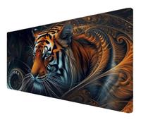 Mouse Pad, Large Mouse Mat 1200x600x3mm,XXL Mousepad,Desk Mat with Anti-Slip Base, Smooth Surface Stitched Edges Computer Mousepad, Mousemat Waterproof for Gaming,Office,Home (tiger dream) Z-627