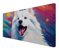 Mouse Pad, Large Mouse Mat 500x250x3mm,XXL Mousepad, Desk Mat with Anti-Slip Base, Smooth Surface Stitched Edges Computer Mousepad, Waterproof&Durable Mousemat for Gaming,Office,Home (cute dog) Z-556