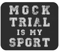 Mouse Pad Law Lawyers Mock Trial Is My Spor Mouse Mats Comfort Mousepad Non-Slip Desk Mat For Home Office Work 25X30CM