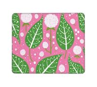 Mouse Pad Leaf Small Mouse Mat 42 x 35cm with Non-Slip Rubber Base, Waterproof Mousepad, Gaming Mousemat for Women Kids Men Laptops Keyboard Tray Home Traveling Office Accessories D-839