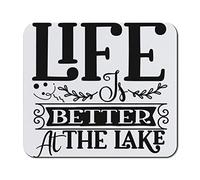 Mouse Pad Life Is Better At The Lake Dad Love Care Cool Neoprene Table Pad