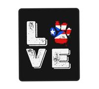 Mouse Pad Love Paw Puerto Rico Flag Mouse Mat Computer 25x30cm | Comfortable Gaming Mousepad Ergonomic Desk Pad Study Game