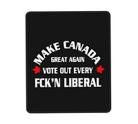 Mouse Pad Make Canada Great Again Vote Out Every Fckn Liberal Desk Mat Soft Mousepad Comfort Mouse Mats For Home Computers Work 25X30CM