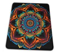 Mouse Pad Mandala Sacred Geometry Colorful Abstract Professional Mouse Mat Personalized Mousepad For Office Work Studying 25X30cm