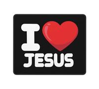 Mouse Pad Mat I Love Jesus Mousepad Work 25x30cm