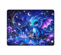 Mouse Pad Mat Magical Dragon By The Enchanted Pond Mouse Mat Work 25x30cm