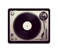 Mouse Pad Mat Old Good Looking Turntable Playing a Track from Gaming