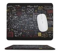 Mouse Pad Mathematics And Physics Printed Non-Slip Mousepad Professional Mouse Mat For Studying Laptop Work 25X30cm
